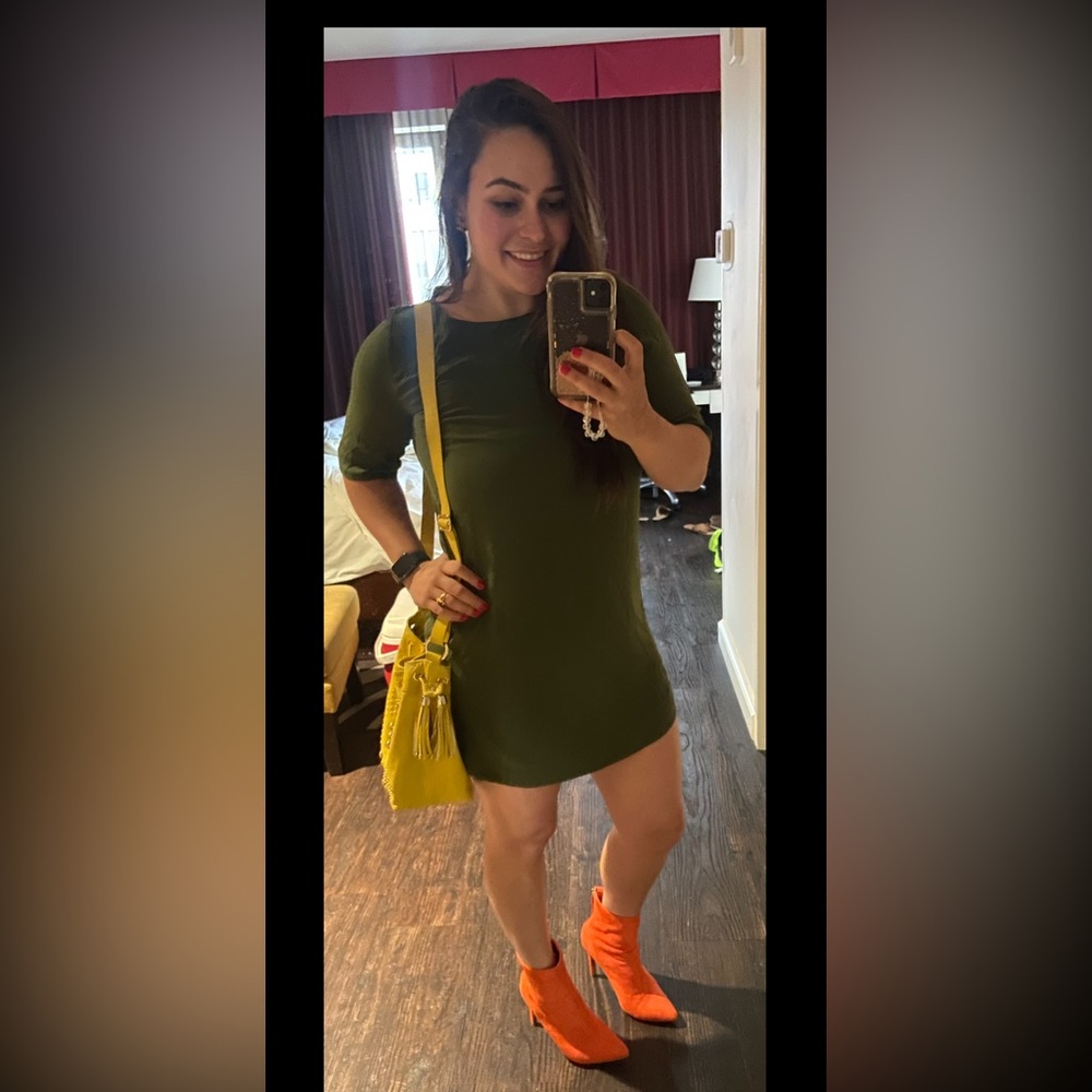 Green dress size L